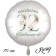 Großer Luftballon zum 32. Geburtstag, Herzlichen Glückwunsch - Boho