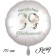Großer Luftballon zum 39. Geburtstag, Herzlichen Glückwunsch - Boho