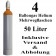 4 Ballongas Helium 50 Liter Mehrwegflaschen