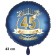 Luftballon aus Folie zum 45. Jahrestag und Jubiläum, 43 cm, blau,  inklusive Helium