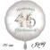 Großer Luftballon zum 46. Geburtstag, Herzlichen Glückwunsch - Boho