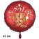 Luftballon aus Folie zum 55. Jahrestag und Jubiläum, 43 cm, rot,  inklusive Helium