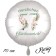 Großer Luftballon zum 57. Geburtstag, Herzlichen Glückwunsch - Boho