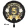 Luftballon aus Folie zum 5. Jahrestag und Jubiläum, 43 cm, schwarz, Satin