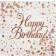 Geburtstagsservietten Happy Birthday Rosegold Glitter