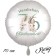 Großer Luftballon zum 76. Geburtstag, Herzlichen Glückwunsch - Boho