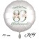 Großer Luftballon zum 83. Geburtstag, Herzlichen Glückwunsch - Boho
