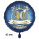 Luftballon aus Folie zum 90. Jahrestag und Jubiläum, 43 cm, blau,  inklusive Helium