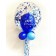Bubbles Ballon Happy Birthday mit Konfetti 
