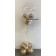 Ballon-Bouquet mit Bubbles Ballon in Gold