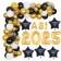 Abitur Party Deko Set Gold 94-teilig
