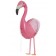 Laufender Flamingo Luftballon, heliumgefüllt