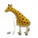 Airwalker Luftballon, Giraffe, mit Helium laufender Tier-Ballon