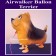 Airwalker Luftballon, Terrier, mit Helium laufender Tier-Ballon
