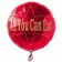 All you can eat, Rund-Luftballon aus Folie mit Helium Ballongas