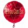 All you can eat, Rund-Luftballon aus Folie mit Helium Ballongas