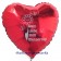 Herzluftballon aus Folie, Alles Liebe zum Muttertag