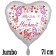 Schmetterlinge, Alles Liebe zur Hochzeit, großer Luftballon aus Folie inklusive Helium