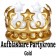 Aufblasbare Krone Gold, Verkleidung zu Hen Night, Hen Party und Junggesellinnenabschied