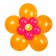 Ballon-Set Flower, Orange