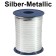Ballonband Silber Metallic auf Rolle