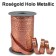 Ballonband holografisch Roségold Metallic, 200 Meter Dekoband