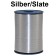 Ballonband Silber/Slate auf Rolle