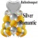 Ballon-Bouquet Silver Romantic mit 18 Luftballons