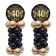 Ballondeko zum 40. Jubiläum ind Schwarz-Gold