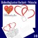 Ballonflugkarten Hochzeit Wünsche für das Brautpaar, Postkarten, Luftballons steigen lassen, 10-Stück
