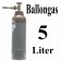 Ballongas Helium 5 Liter