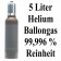 Ballongas Helium 5 Liter, 99,996  Reinheit