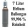 Ballongas Helium 7 Liter, 99,996  Reinheit