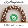 Ballongirlande Chocolate White, 150 Luftballons