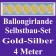 Girlande aus Luftballons, Ballongirlande Selbstbau-Set, Gold-Silber, 4 Meter
