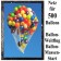 Ballonnetz, Netz für 500 Luftballons zu Ballonmassenstart und Ballonweitflug