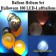 Ballons Helium Maxi Set Halloween Party, 100 LED Leucht-Luftballons mit Helium-Ballongas