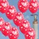 Wahre Liebe, Ballons Helium Set, 50 rote Rund-Luftballons I Love You mit Helium-Mehrweg