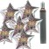 Ballons und Helium Set Silvester, 100 silberne Sternballons: 2027