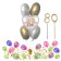 Bouquet Heliumballons zum 80. Geburtstag