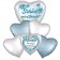 Bouquet 18 zum Muttertag, 6 Heliumballons