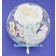 Luftballon aus der Serie Bubbles zu Geburt und Taufe mit Helium Ballongas, Baby Shower