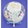 Luftballon aus der Serie Bubbles zu Geburt und Taufe mit Helium Ballongas, Baby Shower