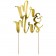 Cake Topper Mr & Mrs in Gold