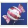 Candy Luftballon aus Folie mit Helium, Pink, Stripes