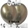 Luftballons in Chrome Gold 35 cm, 5 Stück