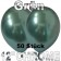 Luftballons in Chrome Grün 30 cm, 50 Stück