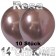 Luftballons in Chrome Rosa 35 cm, 10 Stück