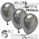 Chrome Luftballons 15 cm Silber, 50 Stück