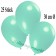 Deko-Luftballons Aquamarin, 25 Stück